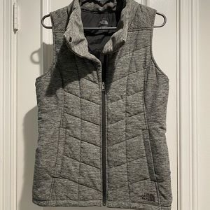 Like-new gray The North Face vest